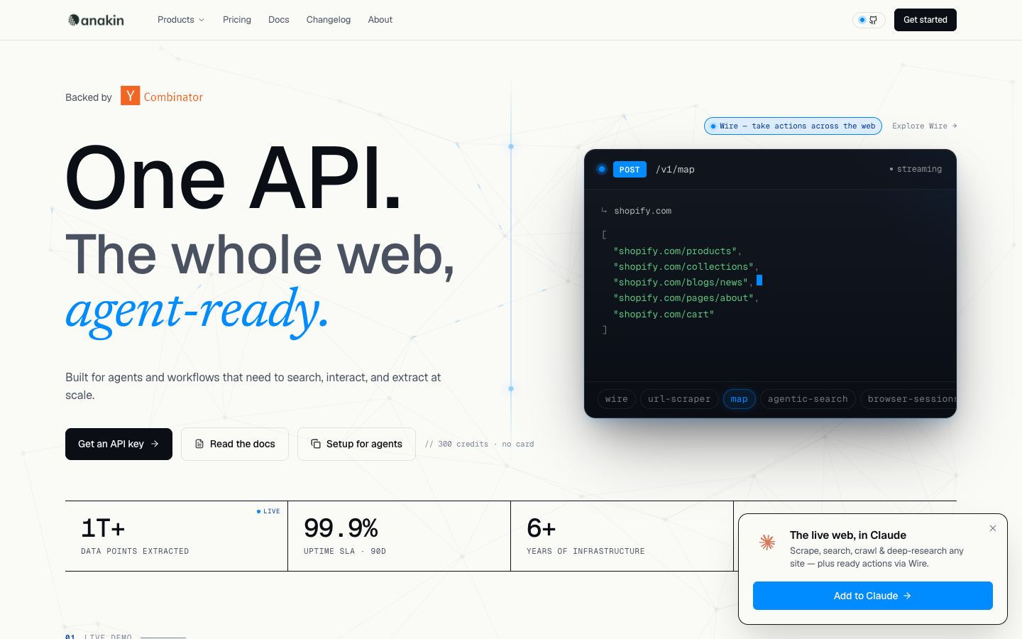 AnakinScraper website