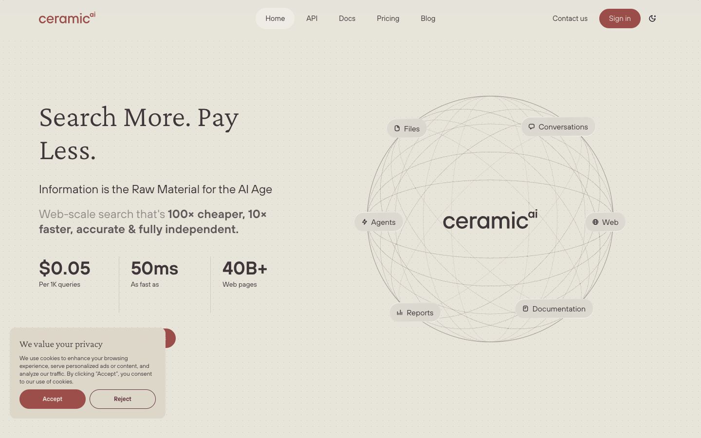 Ceramic website