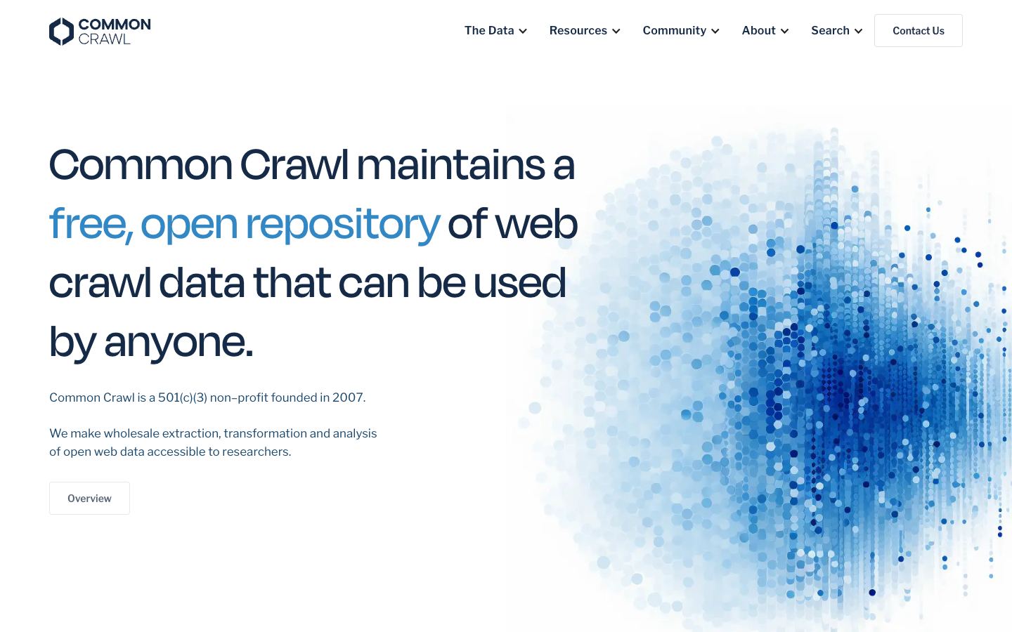 Common Crawl website