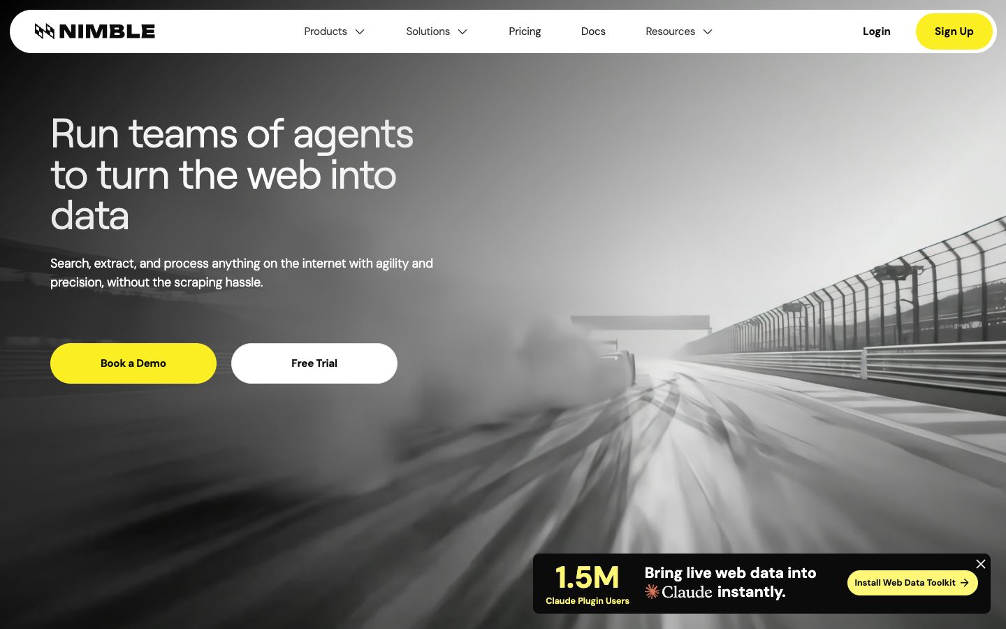 Nimble website
