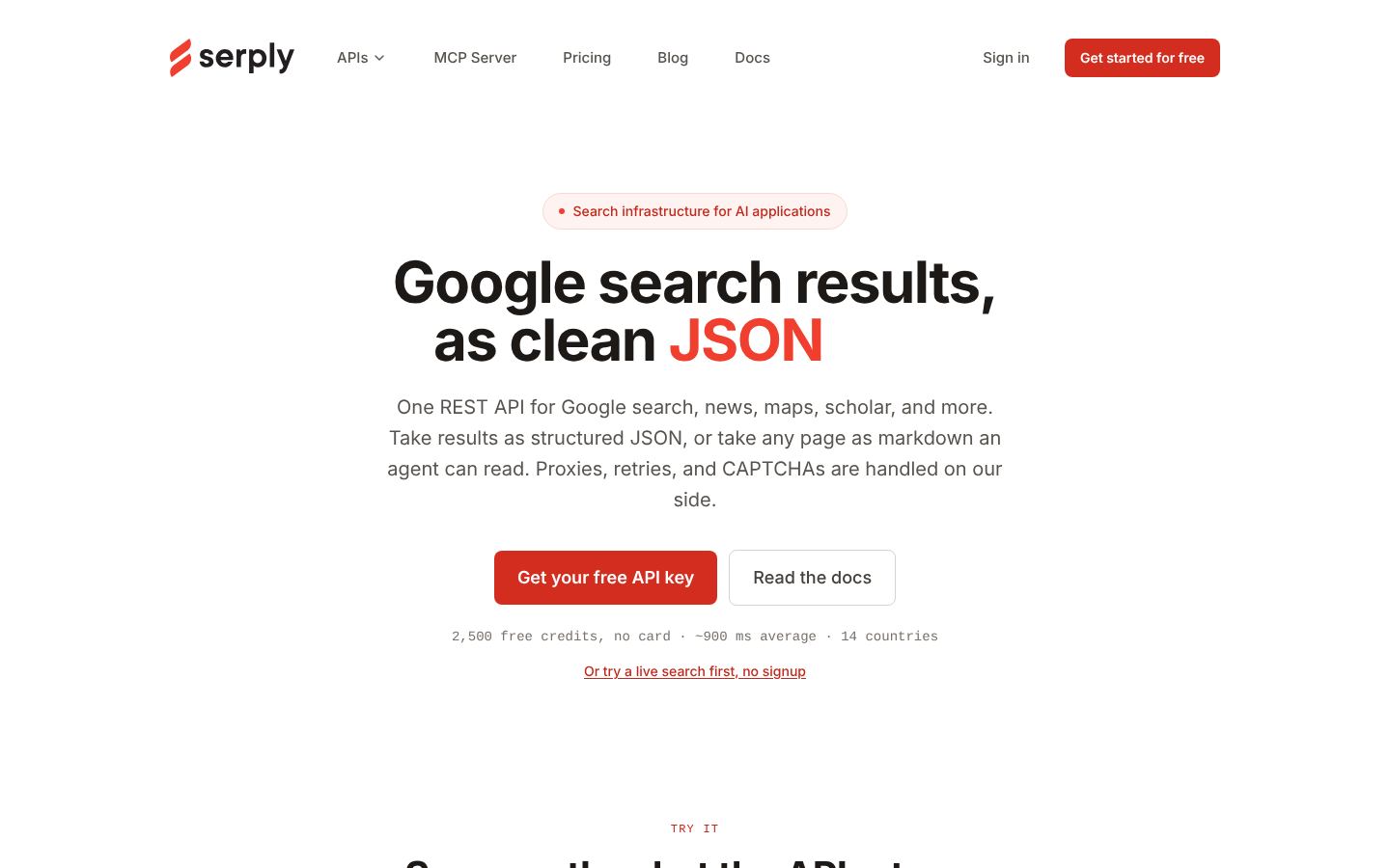 Serply website