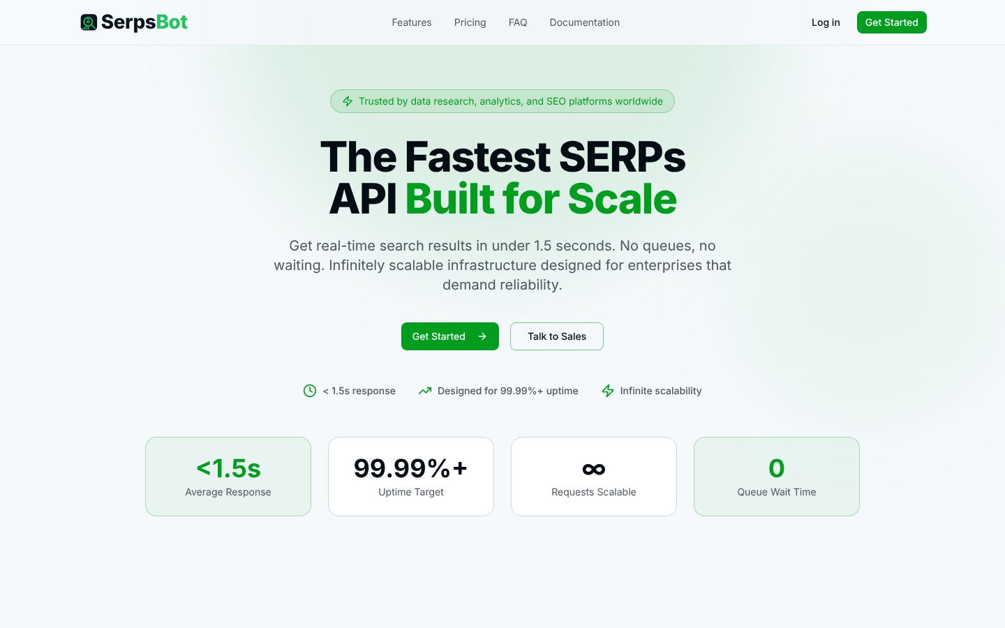 SerpsBot website