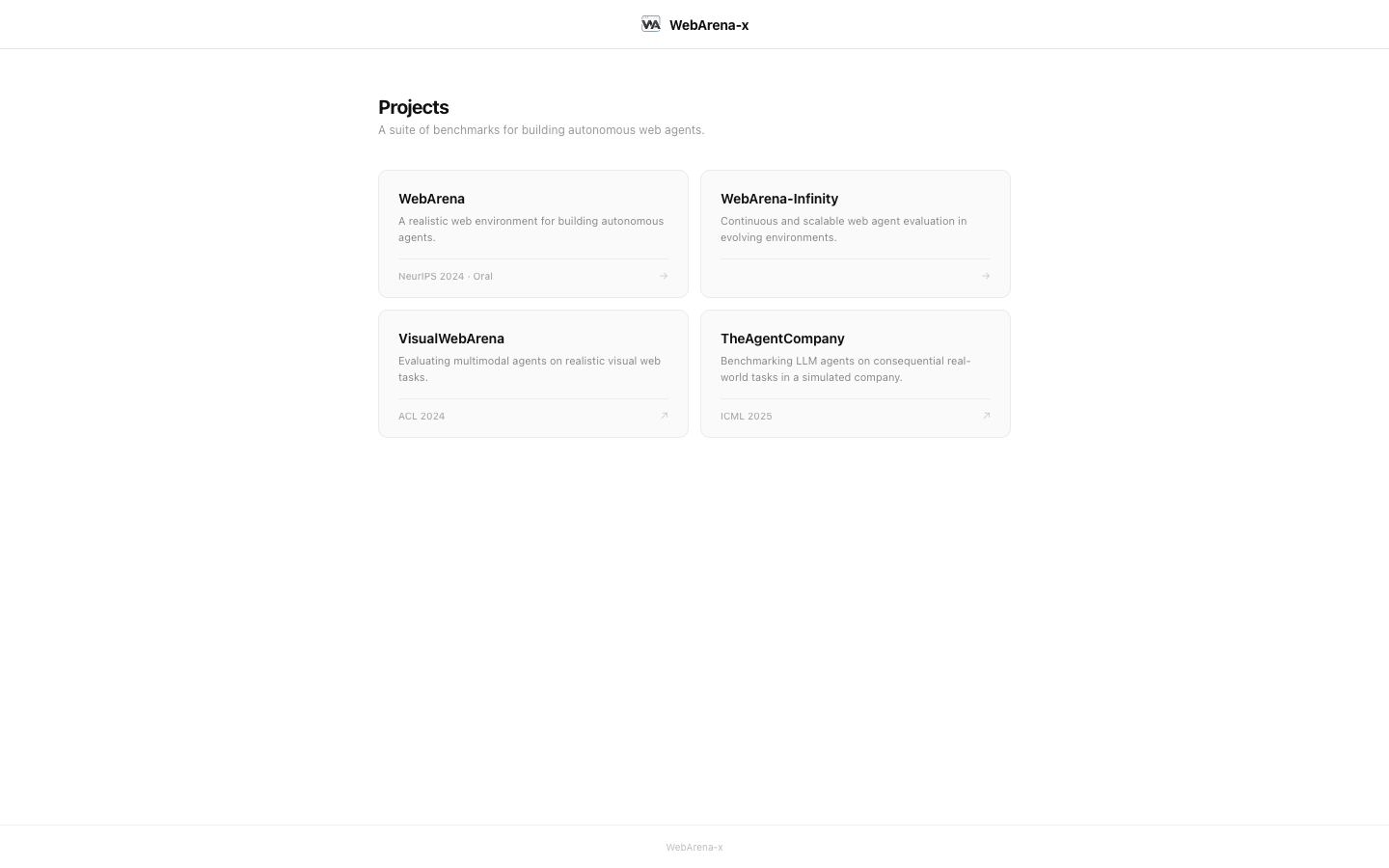 WebArena website
