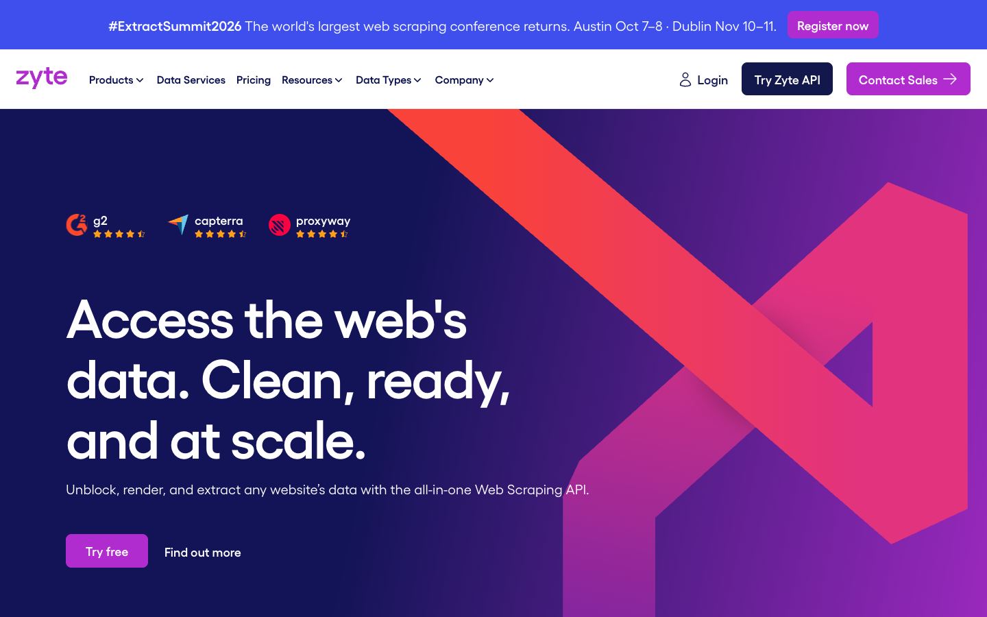 Zyte website